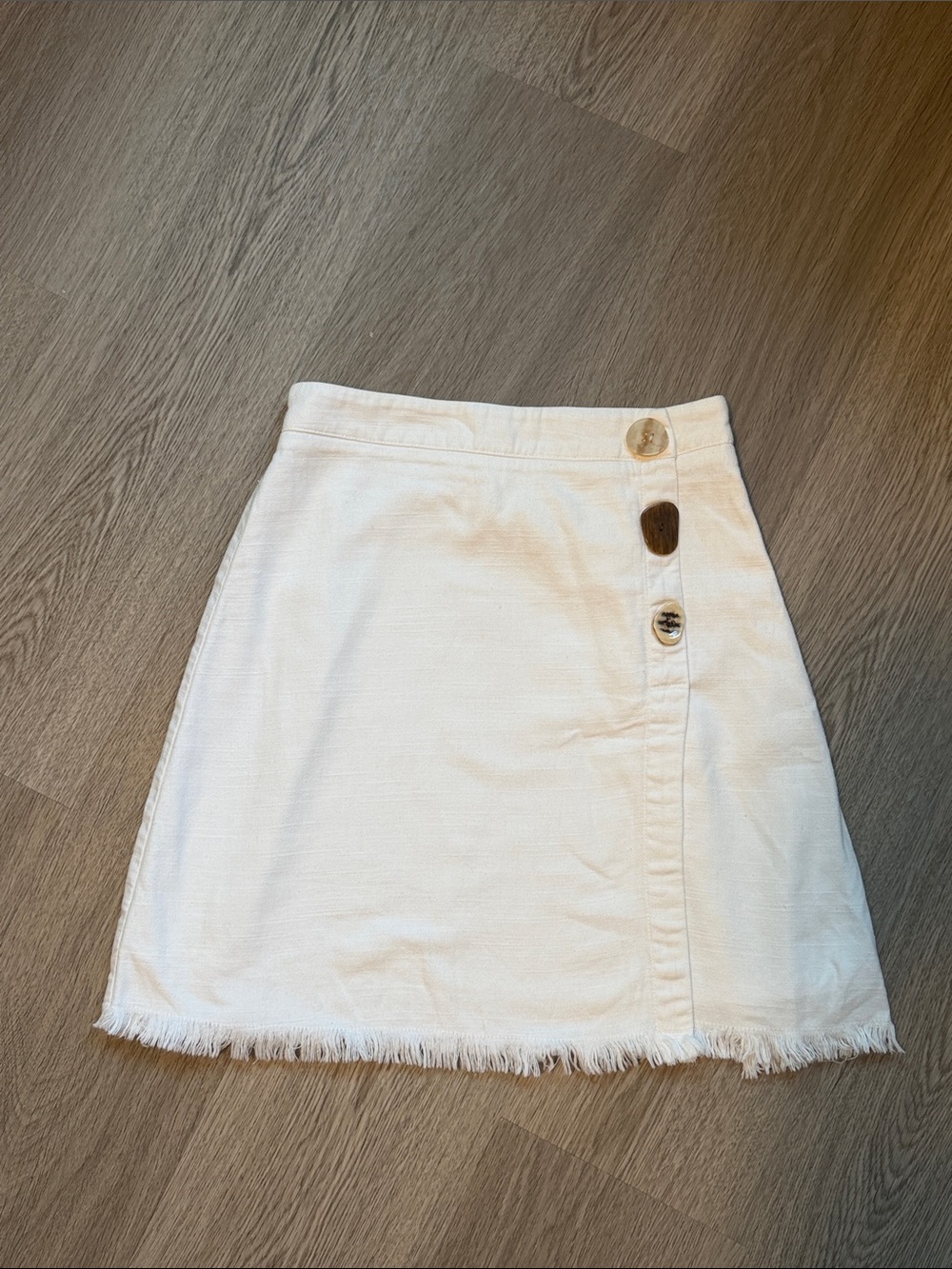 Coastal linen/cotton skirt
